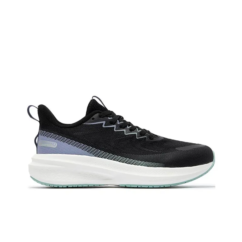 361° Wear Resistant Low Top Casual Running Shoes Women's Black-1