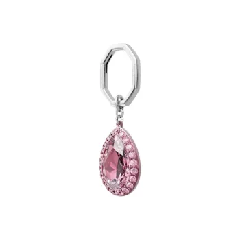 Swarovski Crystal, Aluminum Keychains Women's Pink