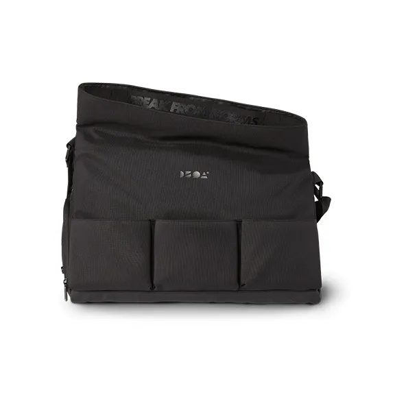 0592 Fabric Gym Bag Tubas Unisex Black-3