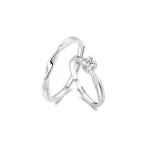 Crown Your Love Couple Rings