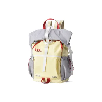 COEXISTENCE Polyester Stain Resistant Water Repellent Backpack Large Size Unisex Yellow