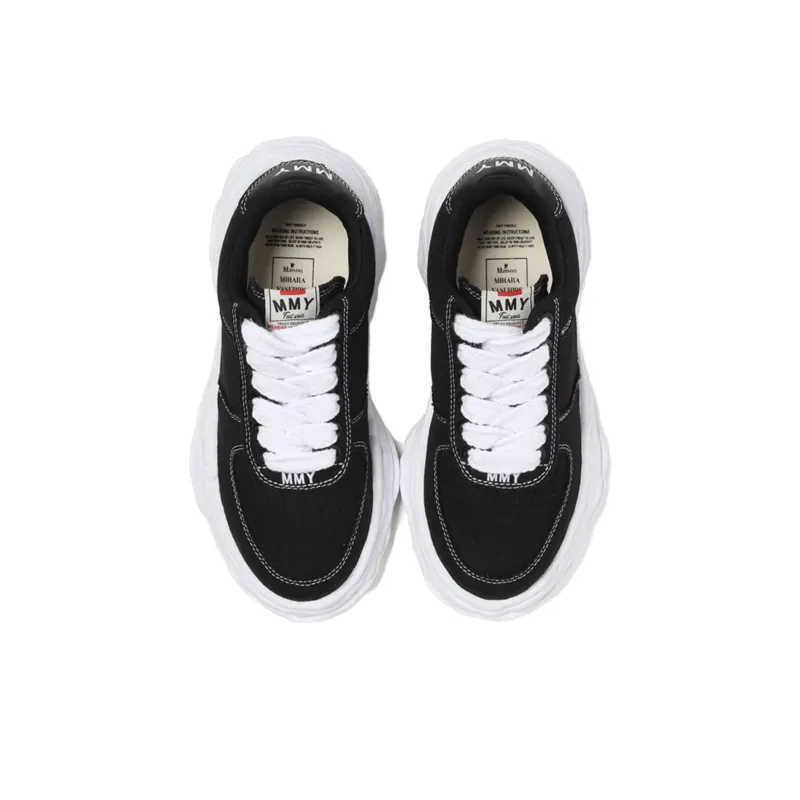 MIHARA YASUHIRO Wayne Low-Top Skateboard Shoes Unisex Black-3