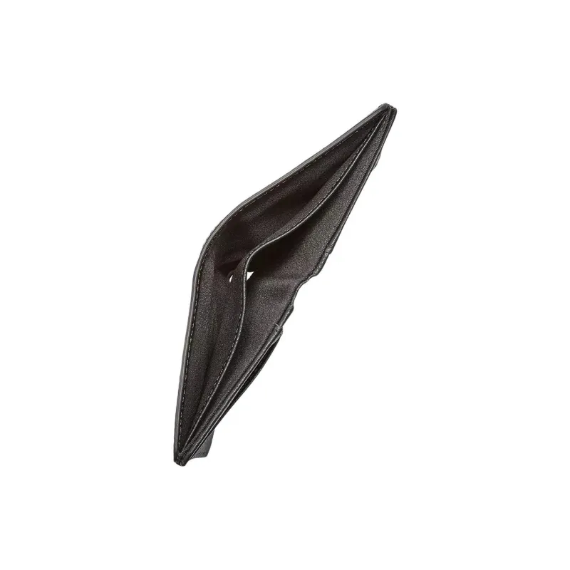 FOSSIL Leather Wallet Small Size Men's Black-3