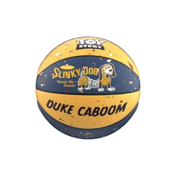 Disney Toy Story Series Microfiber Leather Basketball Blue Yellow Size 7 Training Unisex