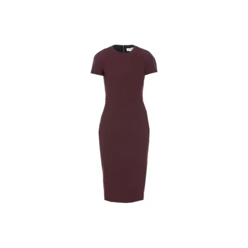 Victoria Beckham Short-Sleeved Dresses Women's Purple