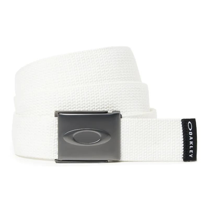 Oakley Brand Logo Polyester Belt Unisex White-0