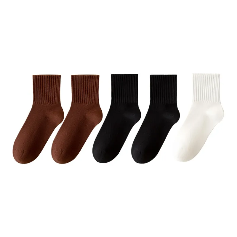 MIIOW Mid-Calf Socks Women's 5 Pack-8