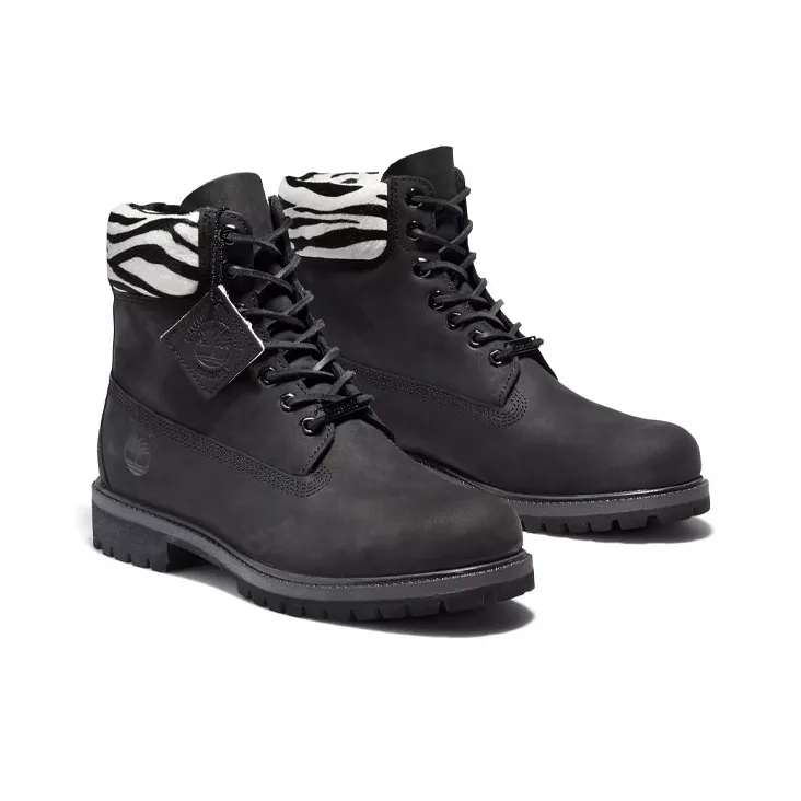 Timberland Safari Zebra 6 Inch Waterproof Boot 'Black'-2