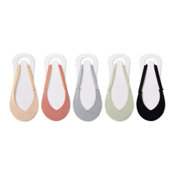 MIIOW No Show Socks Women's 5 Pack Mixed Color