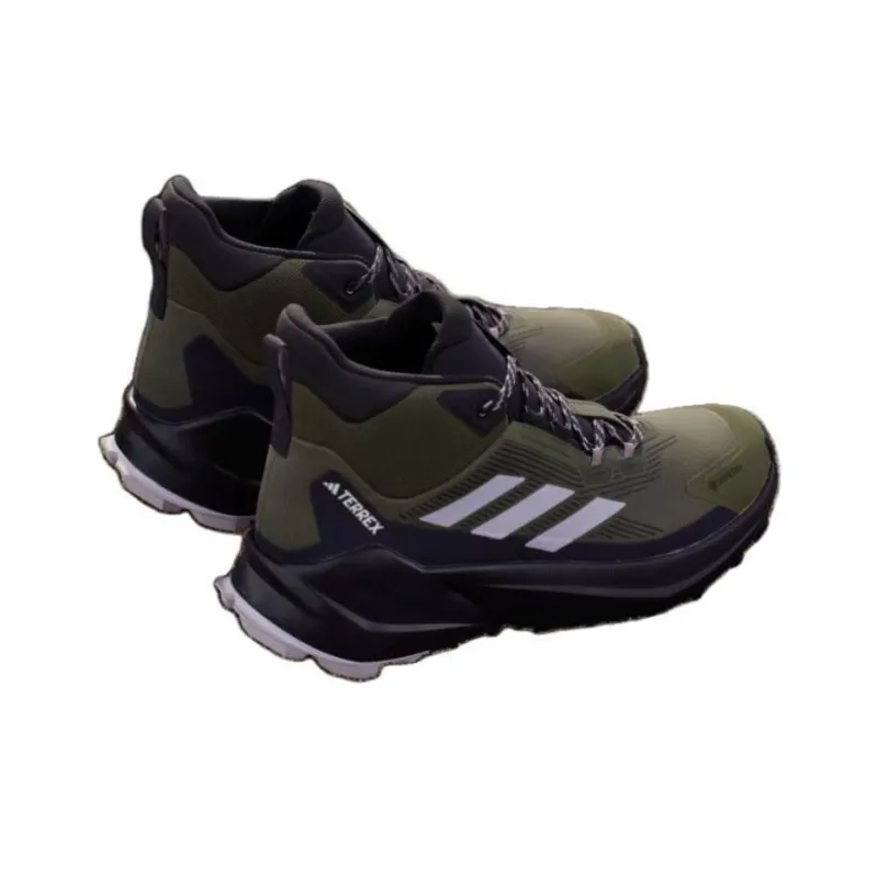 Adidas Terrex Trailmaker 2.0 Gore Tex Olive Strata Silver Dawn Aurora Black Women's-3
