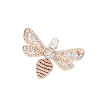Chaumet Jardins Brooch Women's Rose Gold