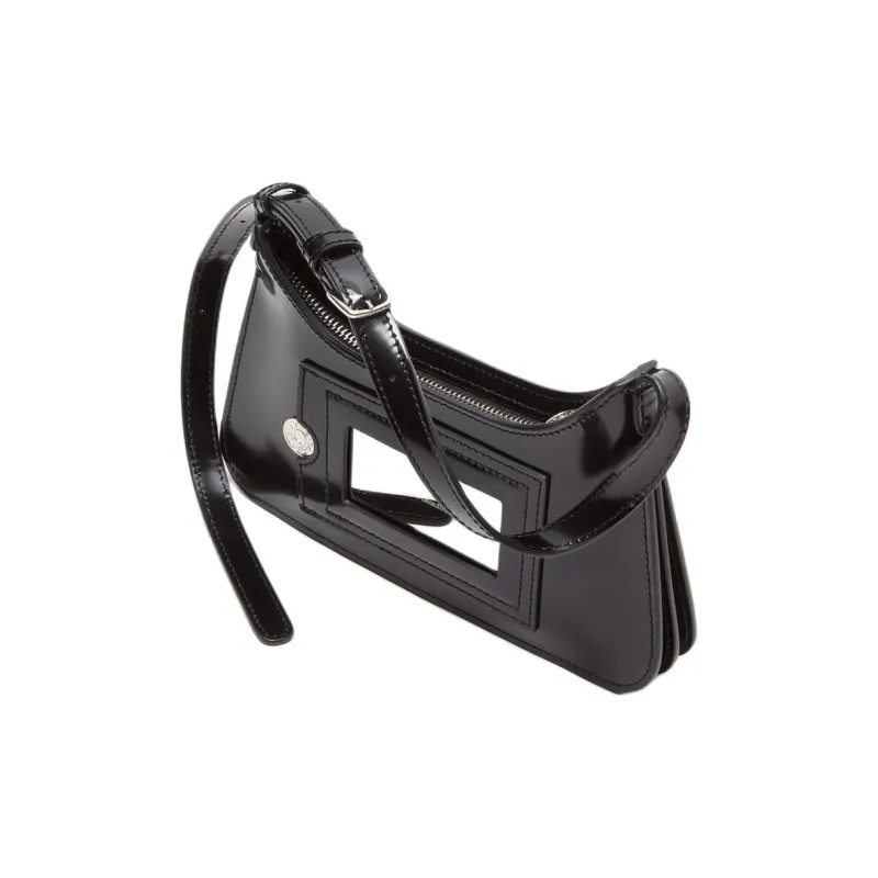 Acne Studios Platt Series Calfskin Handbag Shoulder Bag Women's Black-1
