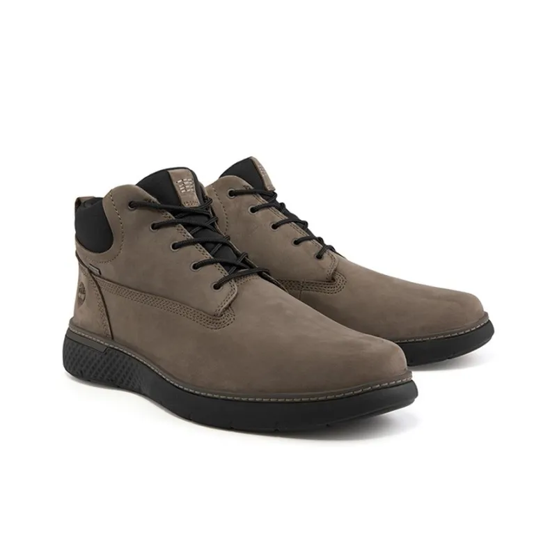 Timberland Cross Mark Chukka Wide Fit Boots 'Grey And Black'-3