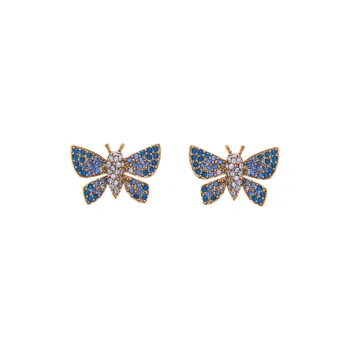 OSCAR DE LA RENTA - Stud Earrings Unisex Blue