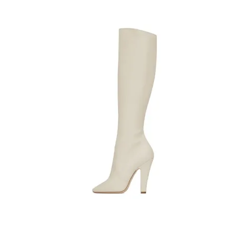 SAINT LAURENT 68 Knee-high Boots Women's Beige