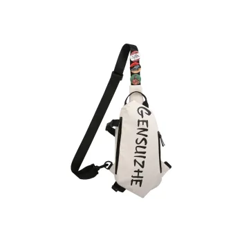 OURFUN Canvas Sling Bag Regular Unisex White/Gray/Black/Army Green