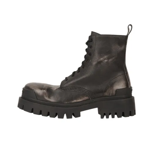 Balenciaga Strike Martin Boots Women's Black/Gold