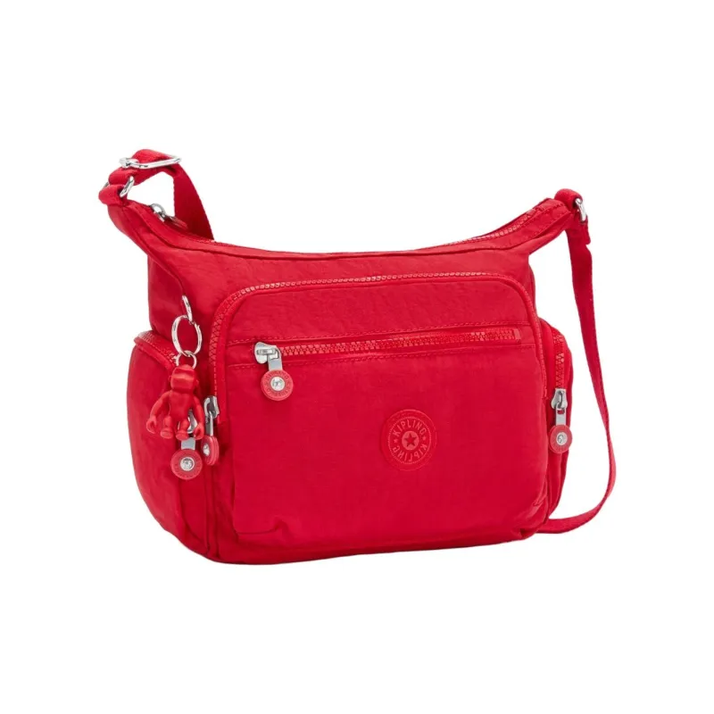 Kipling Recycled Polyamide Crossbody Bag, Shoulder Bag Women's Red-1