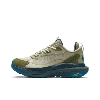 Anta Mountain Pro Wear-Resistant Low-Top Casual Shoes Men's Green Blue