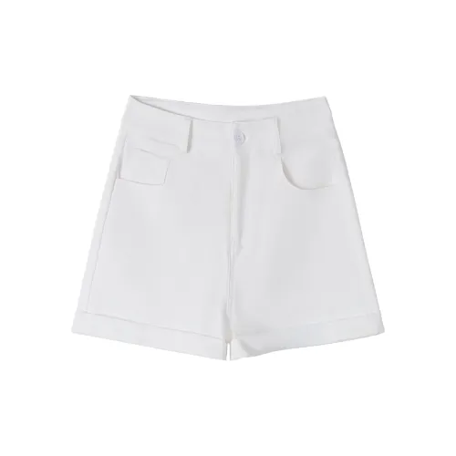 0571 family Casual Shorts Women's White