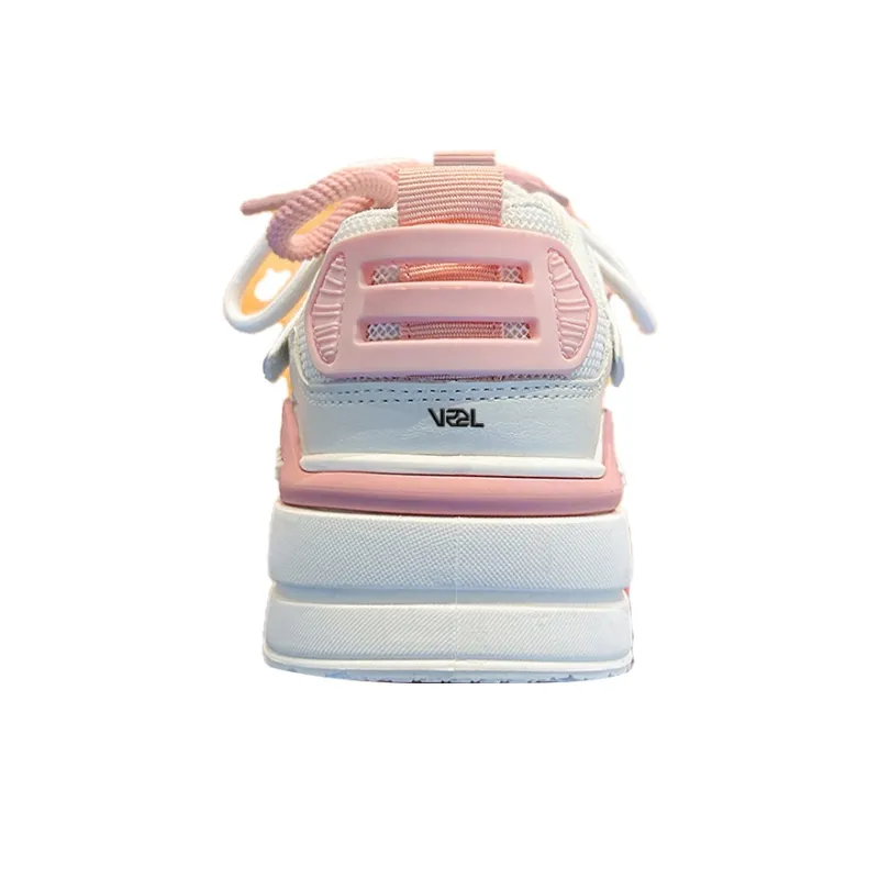 VAEL Skateboard Shoes Women's Low Top Pink-1