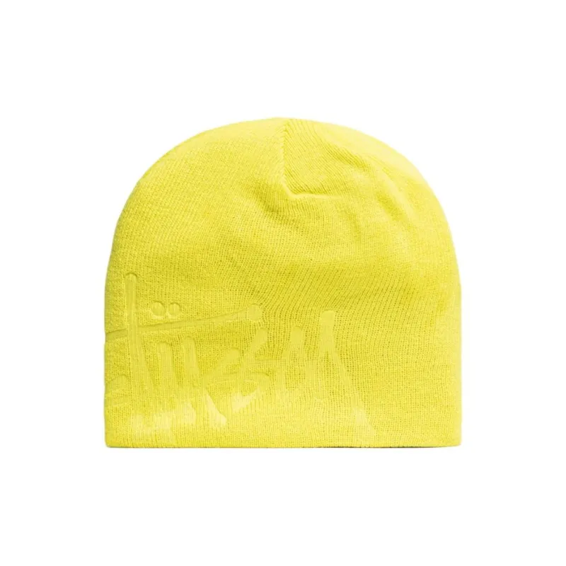Stussy Acrylic Beanies Men's Yellow-0