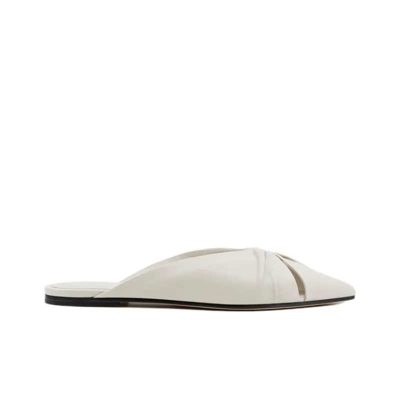 STUDIO AMELIA Wrap-toe Slippers Women's White-1