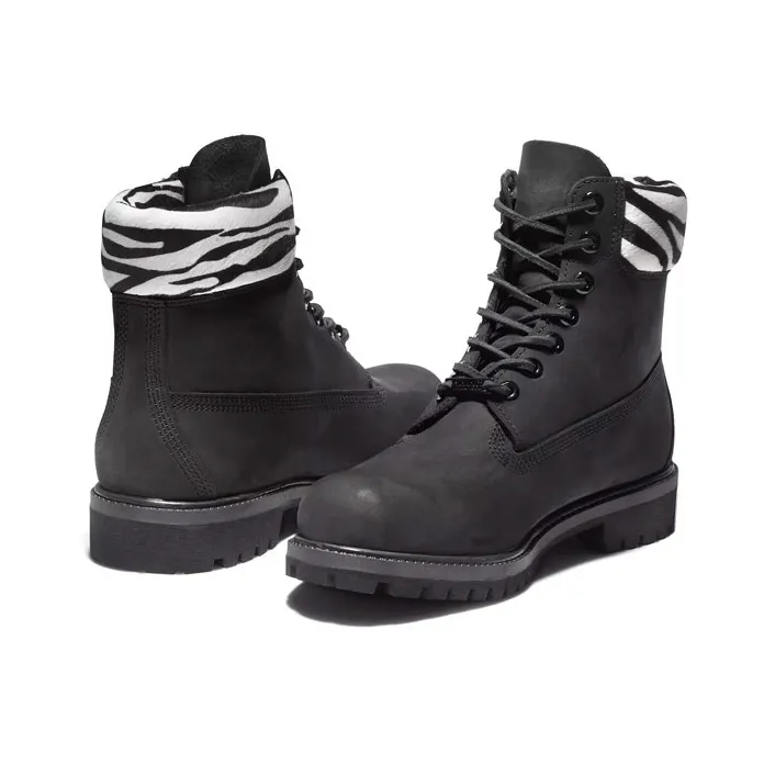 Timberland Safari Zebra 6 Inch Waterproof Boot 'Black'-3