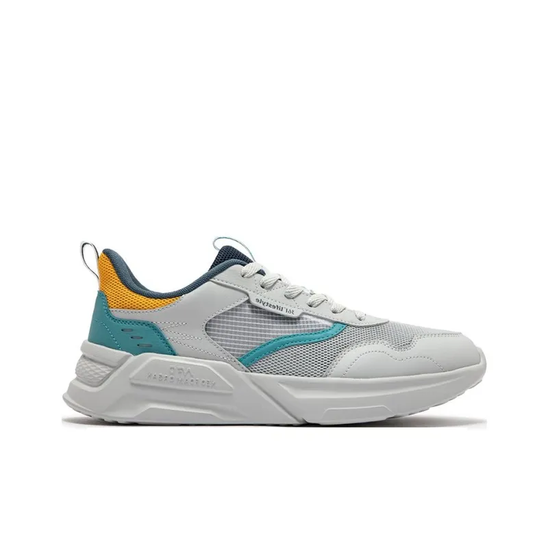 361° Life Collection Durable Breathable Low-Top Running Shoes Men's Gray Green-1