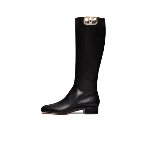 Valentino Vlogo Knee-high Boots Women's Black