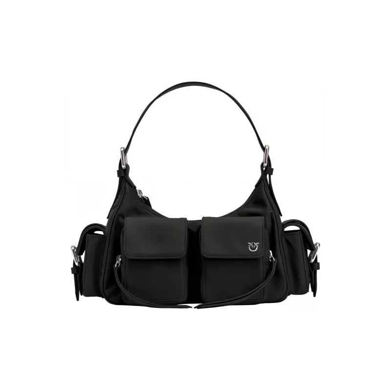 PINKO Polyurethane Handbag Tubas Women's Black-0