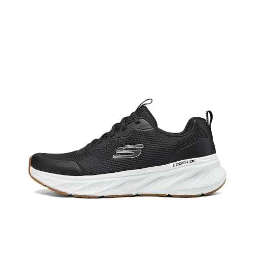 Skechers Sport Anti Slip Wear Resistant Breathable Supportive Rebound Low Top Running VN0A4TZH35U1 shoes Men's Black White