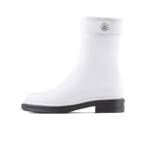 EMPORIO ARMANI Ankle Boots Women's White