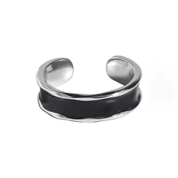 MAGICPOLE 925 Sterling Silver Rings Unisex Silver
