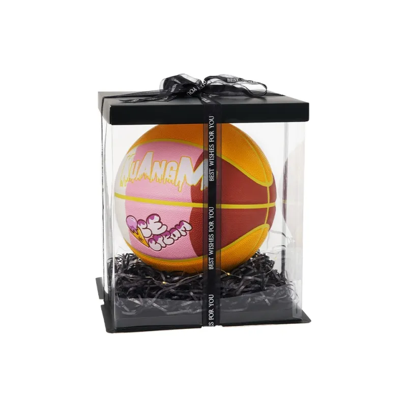 Kuangmi PU Basketball Ice Cream Color Scheme Size 7 Training Unisex-6