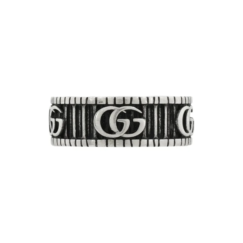GUCCI 925 Sterling Silver Rings Unisex-2