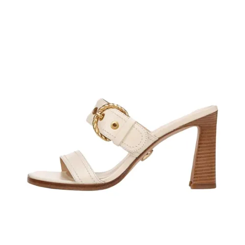 VERONICA BEARD Slide Slippers 7.5cm Women's Beige