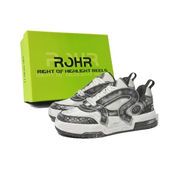 ROHR Slip-Resistant Cushioning Low-Top Skateboard Shoes Men's
