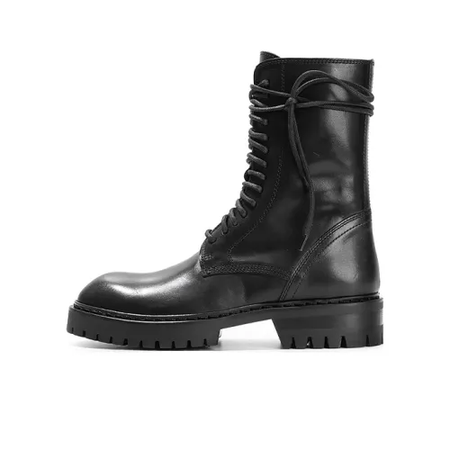 Ann Demeulemeester Martin Boots Women's High-Top Black