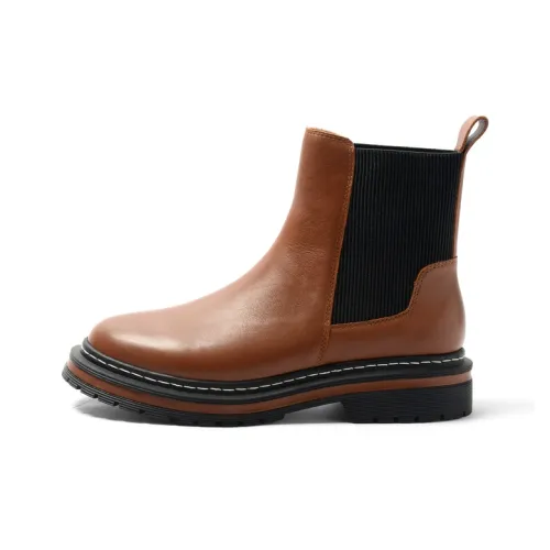 STEVE MADDEN Chelsea Boots Women's Coffee