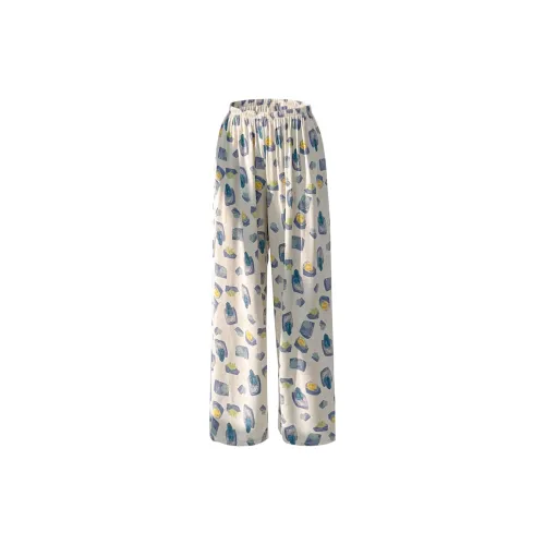 MADALLO Pajama Pants Women's Blue Bottle