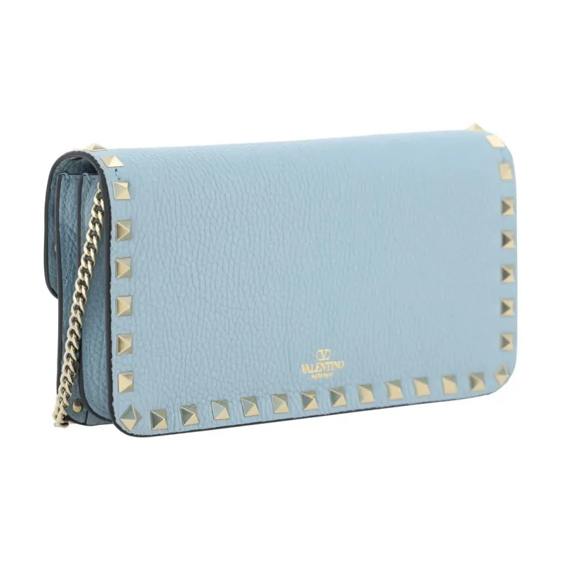 Garavani Rockstud Foldover Top Clutch Bag-4