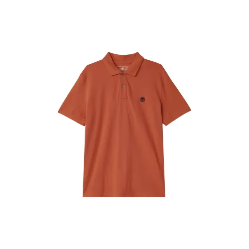 Timberland Polo Shirts Men Orange