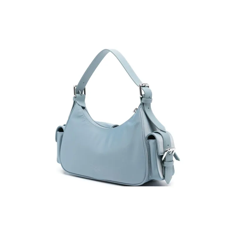PINKO Polyurethane Handbag Tubas Women's Blue-2
