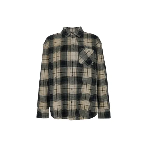 Purple Brand Wordmark Plaid Western Shirt  ''