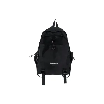 Parker Bear Nylon Backpack Unisex Black/White
