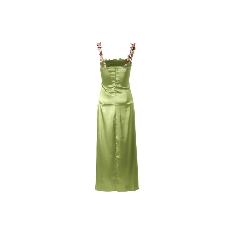 Incolore Slip Dresses Women's Green-1