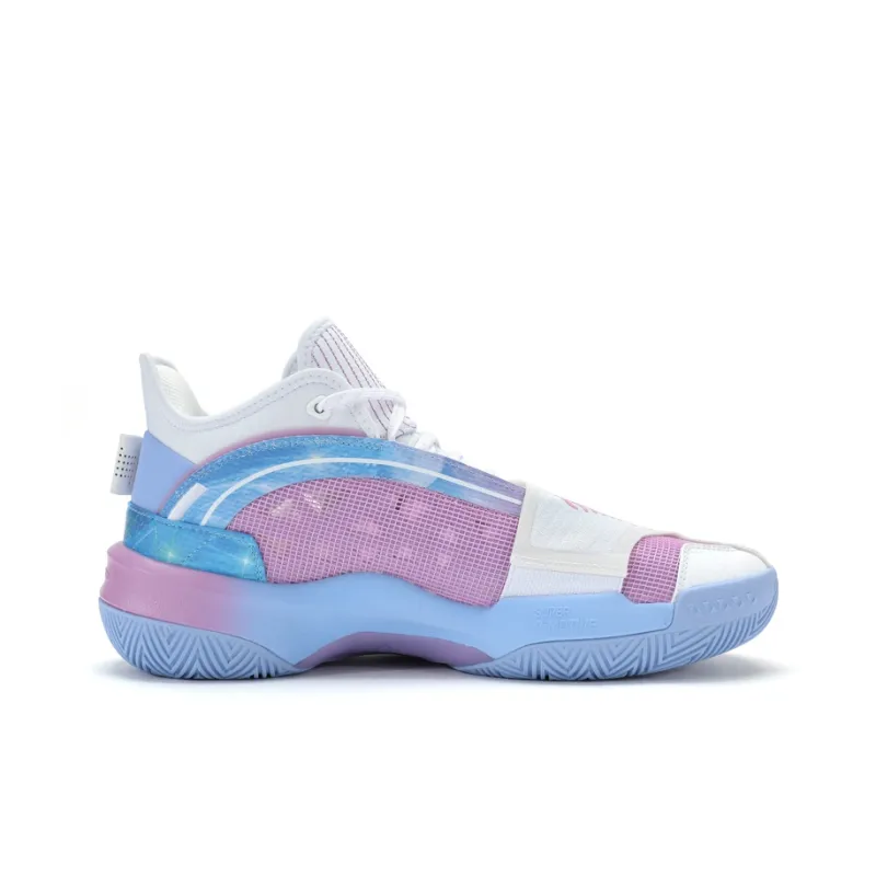 PEAK Basketball Shoes Women's Low Top Ecru/Light Purple-1