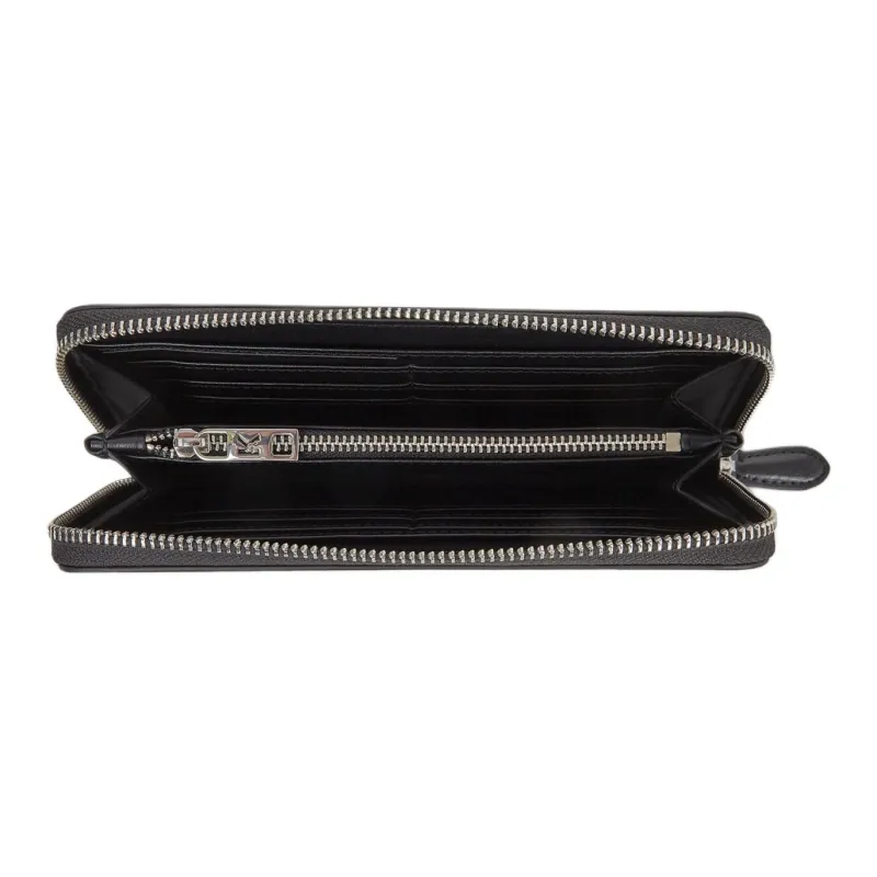 KARL LAGERFELD K/Ikonik Cow Leather Wallet Women's Black-2