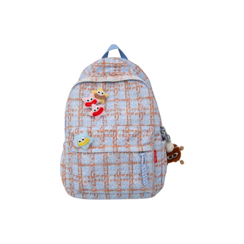 OURFUN Nylon Backpack Women's Pink/Green/Blue-4